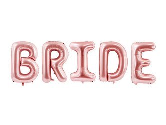 Balon foliowy - Bride - Różowe złoto - 280 x 86 cm