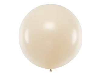 Balon lateksowy - okrągły - Pastel Alabaster/nude - 1m