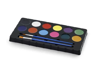 Farbki do malowania twarzy - mix - 12 kolorów