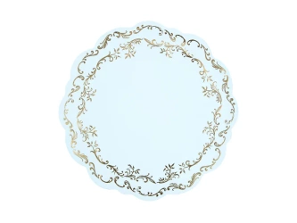 Podkładki pod talerze Ornament - Błękit - 35.5 cm - 6 sztuk