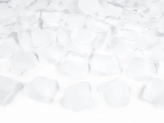 Płatki róż w woreczku - Białe - 500 sztuk