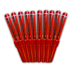 ZESTAW 10 x BARDZO MOCNA CZERWONA RACA METALOWA - 60 sekund - MAXSEM