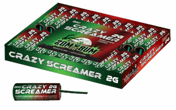 PETARDY BŁYSKOWE Z PISKIEM CRAZY SCREAMER 2G - 20 szt. - ZB307 - ZomBum