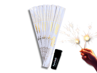 Zestaw 50x Weselne Zimne Ognie 40cm + zapalniczka żarowa GRATIS - Surex