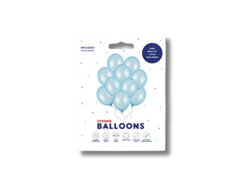 Balony Strong 30cm - Metallic Baby Blue - 10 szt.