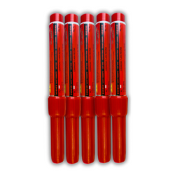 ZESTAW 5 x BARDZO MOCNA CZERWONA RACA METALOWA - 60 sekund - MAXSEM