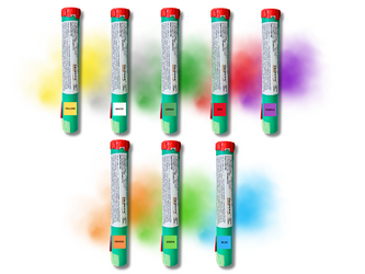 Zestaw kolorowych Min dymnych na Wesele - 8 kolorów  - Triplex