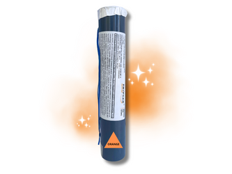 MINA DYMNA Z ZAPALNIKIEM - BLINK - Pomarańczowa - 40MM