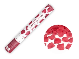 Tuba Konfetti - Płatki róż - Bordowe - 40 cm