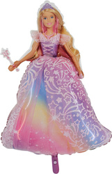 Balon foliowy - Barbie - 96 x 70cm - 1 sztuka