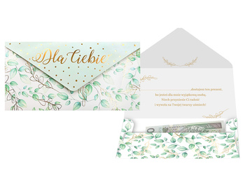 Koperta podarunkowa - Dla Ciebie - Gałązki