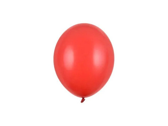 Balony lateksowe 12 cm Pastel Poppy Red (CZERWONY) 100 szt.