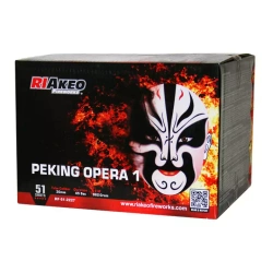 WYRZUTNIA PEKING OPERA - 51 STRZAŁÓW - 30 mm - HF-51-2227s - Riakeo