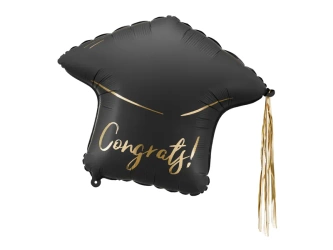 Balon foliowy - Czapka "Congrats!" - 60 x 55cm