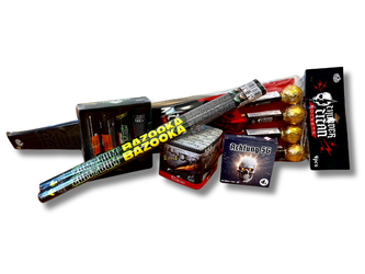 ZESTAW SYLWESTROWY - DLA MIŁOŚNIKÓW HUKU - 5 ELEMENTÓW