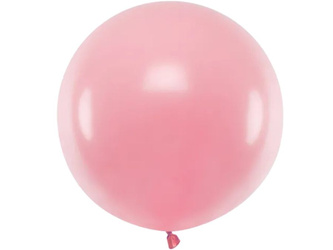 Balon lateksowy 60 cm Pastel Baby Pink (RÓŻOWY) 1 szt.