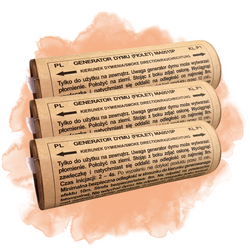 ZESTAW 3 x Granat dymny dwustronny - POMARAŃĆZOWY - 60 sekund - MAXSEM