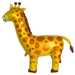 Balon Foliowy - Żyrafa 3D - 69 x 71 x 30 cm