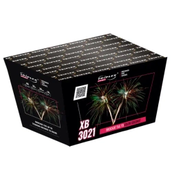 Wyrzutnia BROCADE TAIL TO COLOR COCONUT V - 40 strzałów - 20mm - XB3021 - Triplex