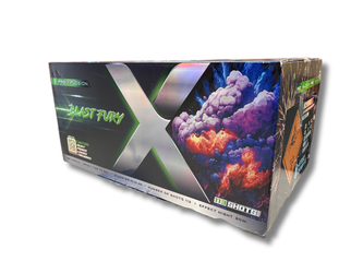 POKAZ FAJERWERKÓW BLASTFURY COMPOUD - 113 strzałów - 25/30mm - HQC113S - Surex