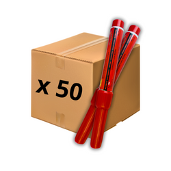 ZESTAW 50 x BARDZO MOCNA CZERWONA RACA METALOWA - 60 sekund - MAXSEM