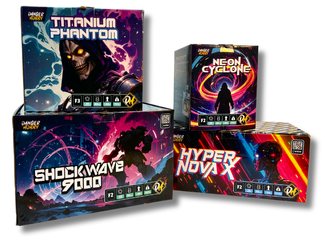 ZESTAW SYLWESTROWY PREMIUM 1900 PLN - DANGER HOBBY - 4 WYRZUTNIE