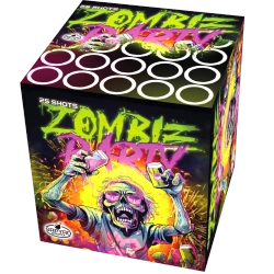 WYRZUTNIA ZOMBIE PARTY - 25 strzałów - 36mm - CLE4421 - SRPYRO
