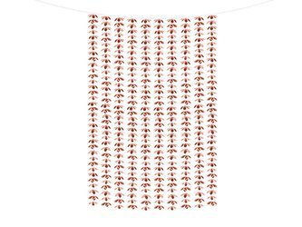 Girlanda na tło - Kwiatki - Różowe Złoto - 100 x 210 cm