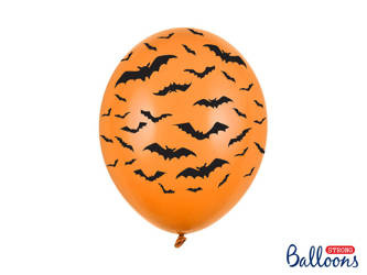 Balony Strong 30cm - Nietoperze - Pastel Mandarin Orange - 50 szt.