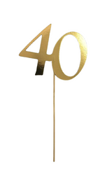 Topper papierowy - Liczba 40 - 23cm