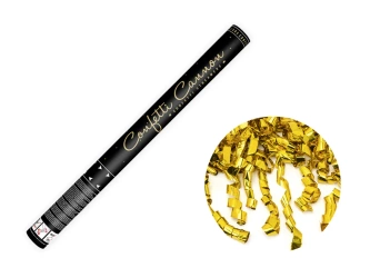 Tuba z serpentynami - Złoty - 60cm