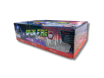POKAZ FAJERWERKÓW OPEN FIRE - 200 strzałów - 20/25/30mm - SFC34 - Surex