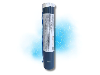 MINA DYMNA Z ZAPALNIKIEM - CRACKLING - NIEBIESKA - 40mm