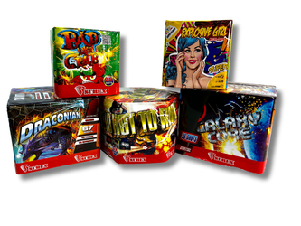 ZESTAW SYLWESTROWY - 5 WYRZUTNI