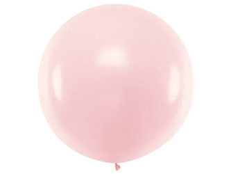 Balon okrągły 1m - Pastel Pale Pink