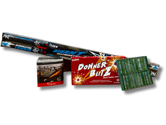 ZESTAW SYLWESTROWY - HUKOWY SMALL - 4 ELEMENTY