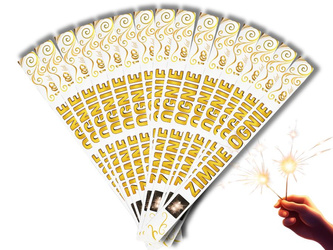 ZESTAW ZIMNYCH OGNI NA WESELE - 90 sztuk - 70cm