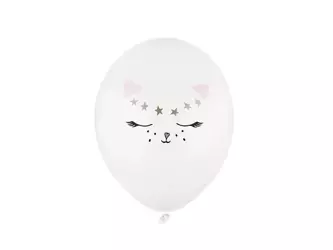 Balon Strong 30cm - Pastel Pure White - Kotek - 1 szt.