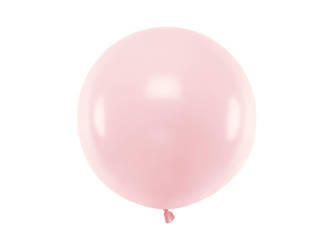 Balon okrągły - Pastel Pale Pink - 60cm