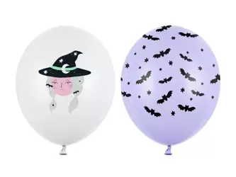 Balony 30 cm - Witch, Czarownica - Halloween - 50 szt.