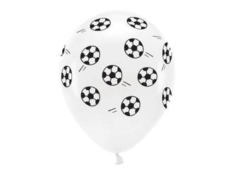 Balony Eco 33cm - Piłki - Białe - 6 sztuk