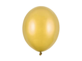 Balony Strong 30cm - Metallic Gold - 10 szt.
