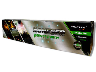 POKAZ FAJERWERKÓW Power Hunter 156 strzałów  - 20,25,30mm - TXB412 - Triplex